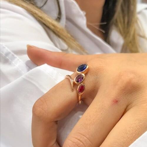 MaGümüş Sapphire Rings