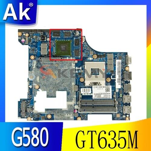 Laptop motherboard For LENOVO G580 GT635M HM76 15' Inch Mainboard QIWG5 G6 G9 LA-7981P 90001747 SLJ8E N13P-GLR-A1