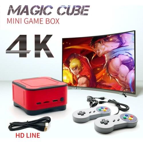 Mini Cube Retro Nostalgic HD TV Home Double Handle Battle Game Machine Box Arcade