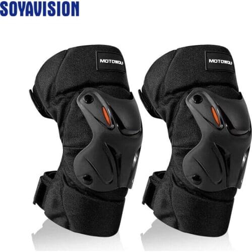 New Auto Racing PP Shell Knee Pads Protective Gear Off Road Motorcycle Motocross Outdoor Sports Safety Protector