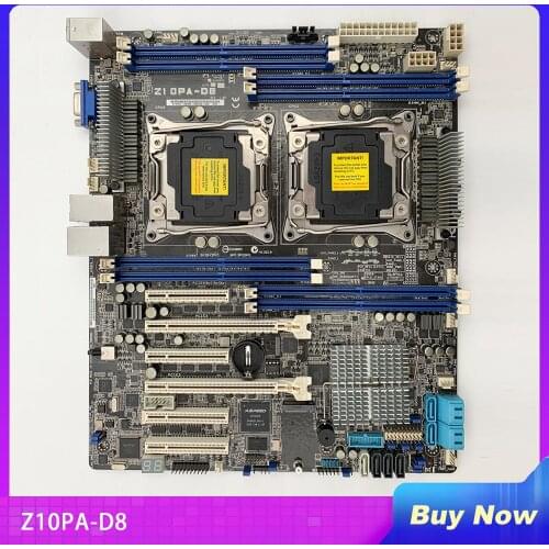 For ASUS Z10PA-D8 Server Motherboard C612 Socket LGA 2011-3 V3 V4 DDR4 X99 X99M Two-Way Fully Tested