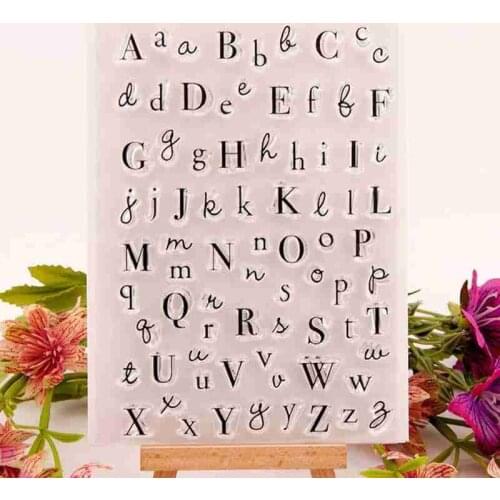 Cake Transparent Stamp Diy Cake Letter Stamp Set Letter Shape Fondant Mold For Kitchen Baking