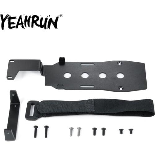 YEAHRUN Remote Control Car Metal Battery Mounting Plate Tray for 1/10 RC Crawler Car TRX-4 TRX4