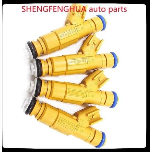 SHENGFENGHUA 0280155857 For Lincoln Mercury 4.6L V8 Auto Replacement Part New 4pcs Fuel Injector