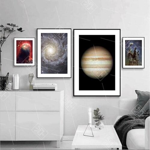 SPLSPL Modern Posters And Prints Watercolor Mysterious Starry Canvas Painting For Living Room Decor Wall Art Picture No Framed
