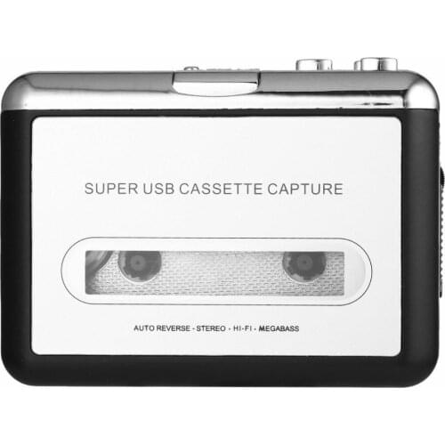 USB cassette capture Player,Tape to PC, Super Portable USB Cassette-to-MP3 Converter Capture