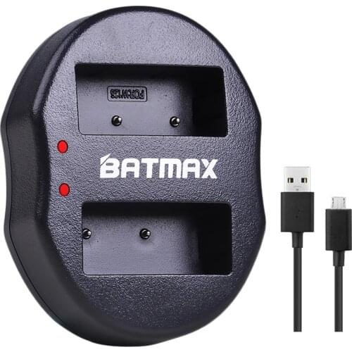 Batmax NP-W126 NP W126 Dual USB Charger for Fujifilm HS30EXR HS33EXR X-Pro1 X-E1 X-E2 X-M1 X-A1 X-A2 X-T1 HS50 HS35 X-Pro1 X-T10