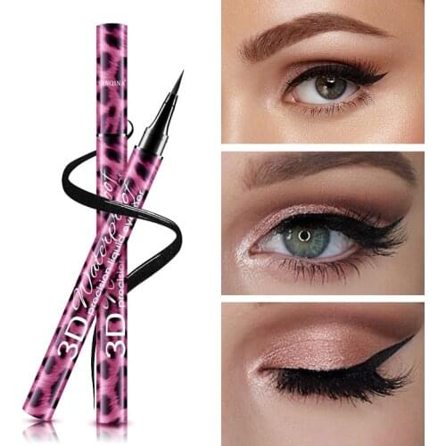 1Pc Red Leopard Black Liquid Eyeliner Pencil Eyes Makeup 24H Long-lasting Eye Liner Pen Make up Smooth Cosmetic Tool maquillaje
