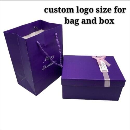 1000pcs custom gift luxuy box and bag Folding Rigid Box Magnetic Closure Foldable Packaging Hair Wigs Cosmetic Gift Box