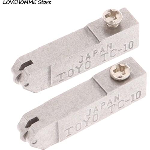 2pcs TC-10 High Strength And Hardness Glass Straight Cutting Head Tool For Glass Wine Bottle Cutting Head Replacement Parts