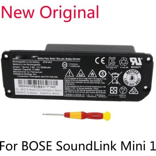 New 061384 061385 061386 063404 063287 Battery For BOSE SoundLink Mini I Bluetooth Speaker Battery 7.4V 17WH