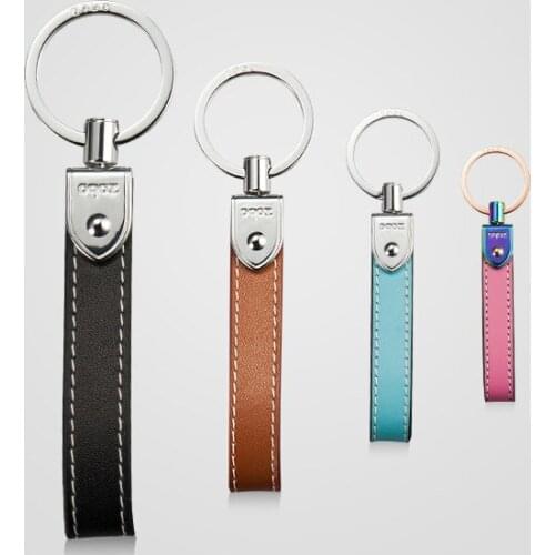 Car Keychain Leather Keyring High-end Auto Key Holder for Audi Abarth Infiniti Lexus Land Rover MINI Cooper Honda Alfa Romeo BMW