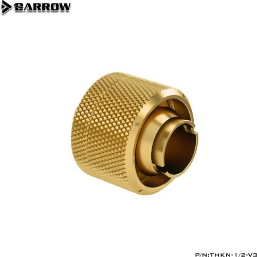 Barrow 4 pcs hose hand compression fittings water cooling fitting G1 / 4 1/2 "ID X 3/4" ODFor 13X19mm Hose