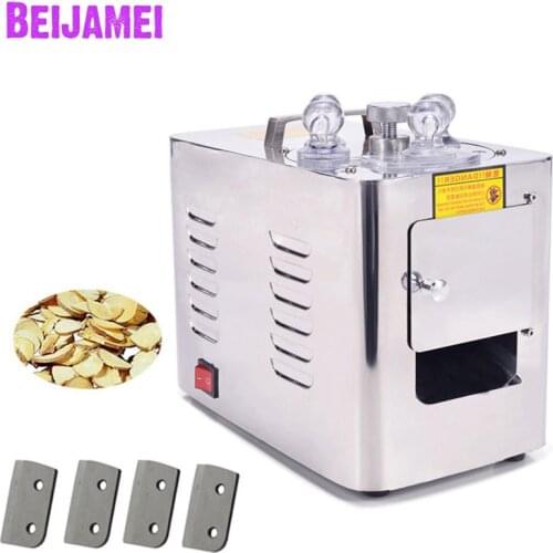 BEIJAMEI Free Shipping Commercial Medicine Ginseng Slicer Ginseng Herb Mill Chinese Slicing Herb Cutter Machine