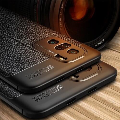 Case For Xiaomi Poco F3 X3 NFC C3 F2 Pro X 3 GT Luxury Litchi Texture Soft Silicone Cover For Poco F3 F 3 Bumper POCO M3 PRO