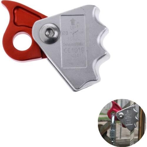 Black Orange Climbing Rope Grab Tree Surgeon Arborist Mountaineering Rock Climbing Cable Rope Lanyard Protecta