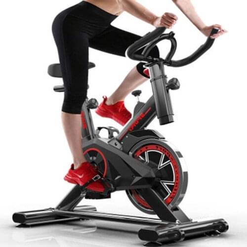 Indoor Exercise Bike Exercise Bike Household Sense Bicycle Fitness Equipment Mute Spiral Speed Adjustable Exercise Bike SJ