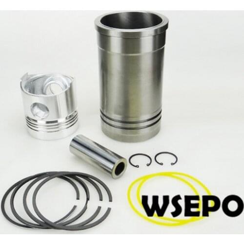 OEM Quality! Cylinder Sleeve+Piston (6PC) Kit for Swirl Chamber ZS1100 4 Stroke Small Water Cooled Diesel Engine