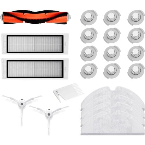 Suitable for xiaomi Roborock Robot S50 S51 vacuum cleaner accessories wet floor cleaning kit filter side brush roller