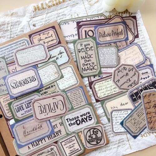 20pack/lot Kawaii Stationery Stickers vintage style DIY Craft Scrapbooking Album Junk Journal Happy Planner Diary Stickers