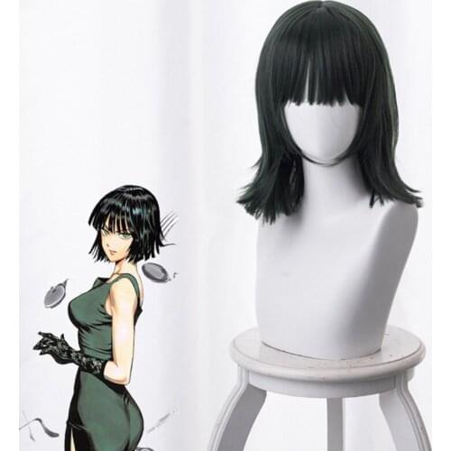 Anime ONE PUNCH MAN Cosplay Wigs Fubuki Cosplay Wig Heat Resistant Synthetic Wig Hair Halloween Carnival Party Hellish Blizzard