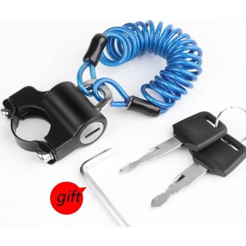 Anti-theft-Helmet -Lock Security For 7/8'' 22mm Handlebar fit Honda Yamaha Kawasaki Suzuki Victory Motorcycle dIrt bike