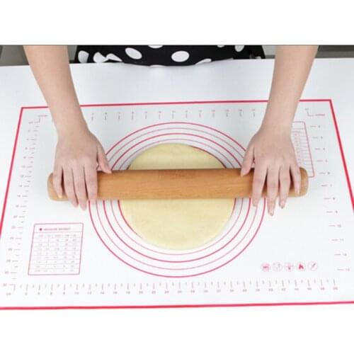 40*60cm Silicone Collapsible Non-stick Baking Mat Kneading Dough Pad Kitchen Cooking Tools Rolling Pin Baking Tray Inner Liner