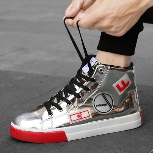 Tihe Men's Leather Sneakers