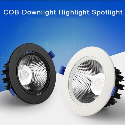 Downlights Spot Led Ceiling Lamp Recessed Spotlight COB 7W 12W 20W 30W 220V LED Panel Light Indoor Lighting For Living Room