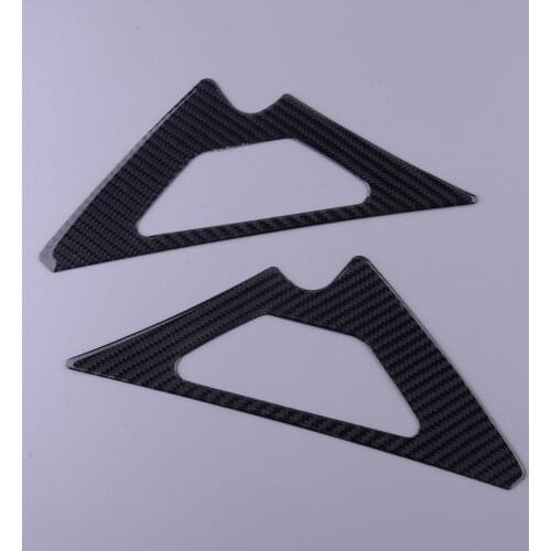 1 Pair Car Black Side Air Vent Outlet Trims Cover Carbon Fiber Fit For Toyota GT86 Scion FR-S Subaru BRZ 2012 2013 2014-2017