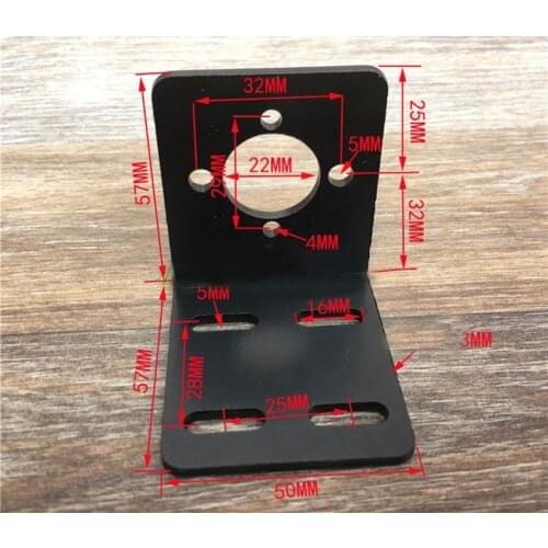 1pc 755/775/795/885/895/997 Motor Bracket High Torque 3MM Metal Bracket L-type Motor Bracket