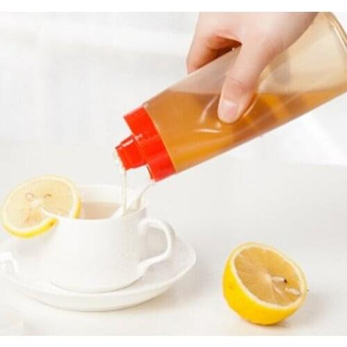 4 Holes 300ml Sauce Bottle Safe Resin For Ketchup Jam Mayonnaise Olive Oil Squeeze Dispenser Cruet Kitchen Accessories tools