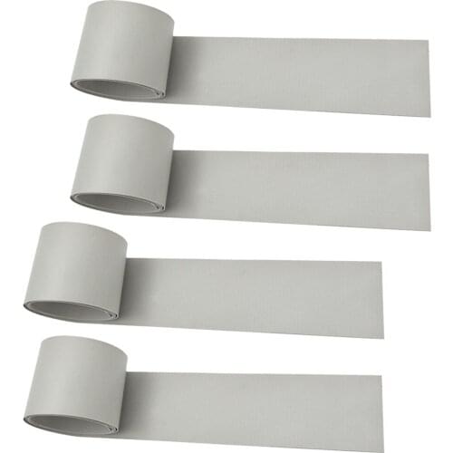 4x 100cm Gray Sturdy PVC Patch Repair Material for Dinghy Kayak Canoe Boat