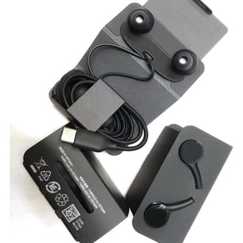 5pcs 2019 Newest Note 10 high quality wired headset For s8 s10 note10 A60 ear wire Type-c plug earphone EP-DG970BBE