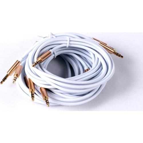 AUTOWINGS 3.5mm male to male audio auxiliary computer mobile phone headset cable car universal AUX audio headset cable