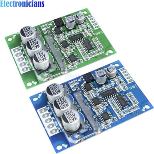 DC 12V-36V 24V 500W PWM Brushless Motor Controller Hall Motor Balancing Automotive Balanced BLDC Car Driver Control Board Module