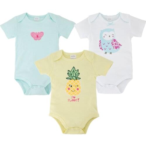 New Born Baby Girls Bodysuit Clothes Unicorn Cotton Cute Infant Baby Boy Clothes Cartoon Girls Baby Clothing Jumpsuits Bodysuits