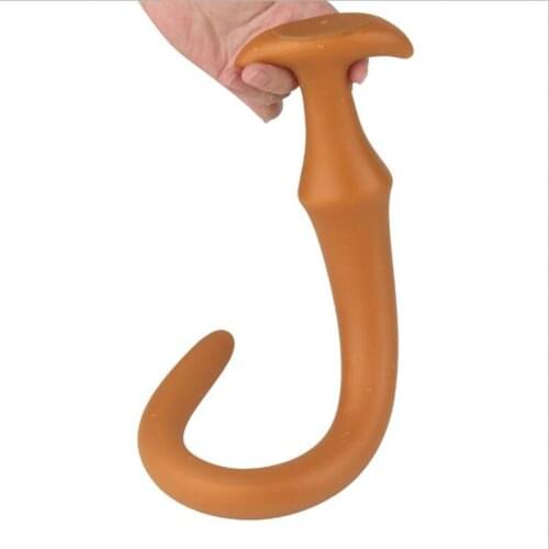 Long Soft Anal Dildo Silicon Anus Dilator Butt Plug Prostate Massage Vagina Stimulator Sex Product For Women Man Masturbation