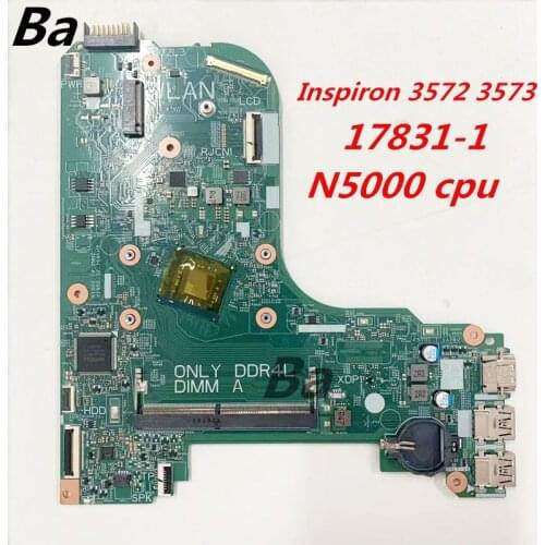 For Dell Inspiron 3572 3573 Laptop Modesboard N5000 CPU Integrated Graphics Card 17831-1 Completed full test