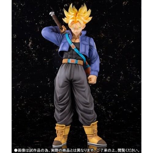 Bandai Genuine Dragon Ball Figuarts Zero EX Super Saiyan Trunks Action Figure Model Toys Collectibles Fans Gift