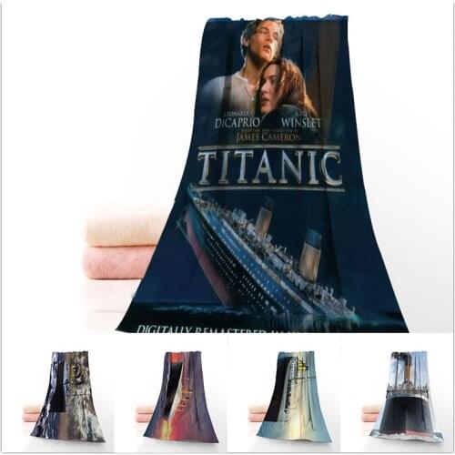 Hot Sale Custom Titanic 35x75cm And 70x140cm Daily Exercise Fitness Fast Dry Face Bamboo Fiber Towel