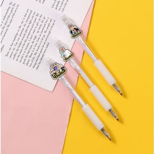 KPOP Bangtan Boys new album BUTTER gel pen ballpoint pen student supplies Cosplay Gift JUNGKOOK JIMIN SUGA Fans Collection