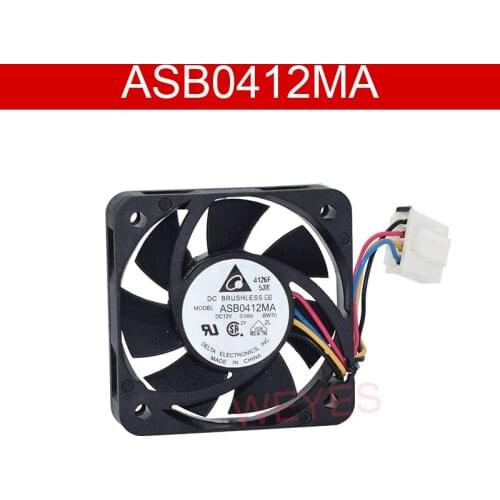 NEW for ASB0412MA 12V 0.08A 4010 4cm cooling equipment fan PWM speed regulation 40x40x10mm cooling fan cooler
