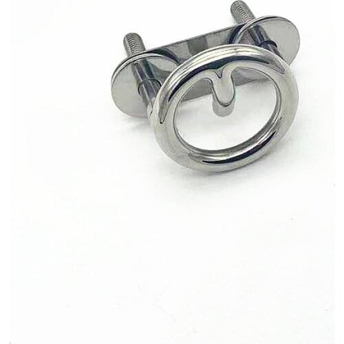 Boat Marine Transom Mount Water Ski Tow Hook 2-1/2' Ring 316 Stainless Steel