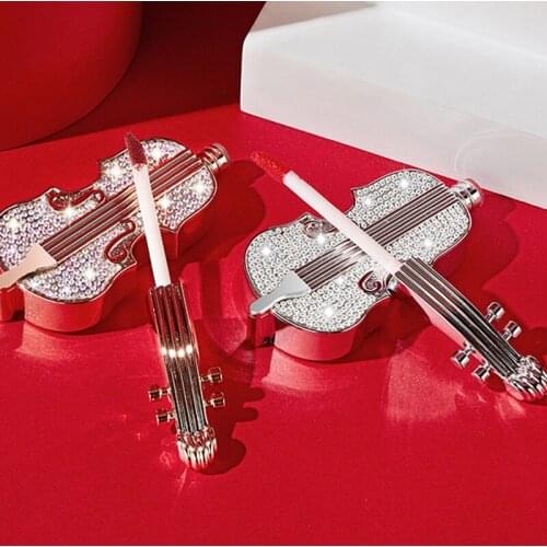 Violin Matt Lipstick Lip Glaze Moisturizing Air Velet Lip Gloss Water Resistant Long Lasting Sexy Red Lip Cosmetics tlsm