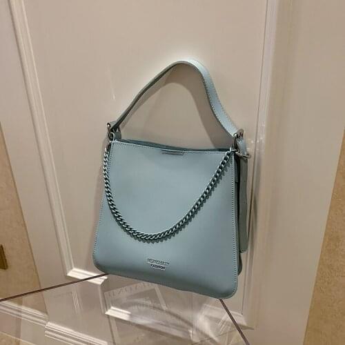 Solid Color Bucket Large Capacity Tote Casual Female Crossbody Bags Female Leather Women Bag Fashion Womens Shoulder Handbags