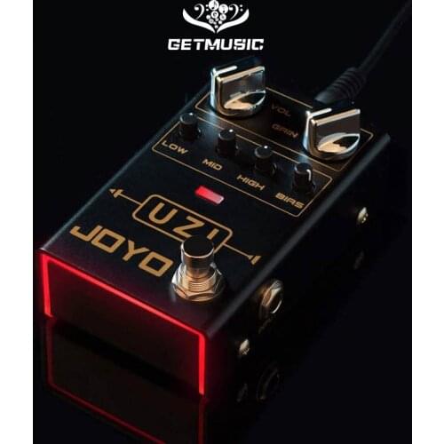 JOYO R-03 UZI Distortion Pedal Guitar Effect Pedal for Heavy Metal Music, With BIAS Knob, True Bypass, Guitar Accessories