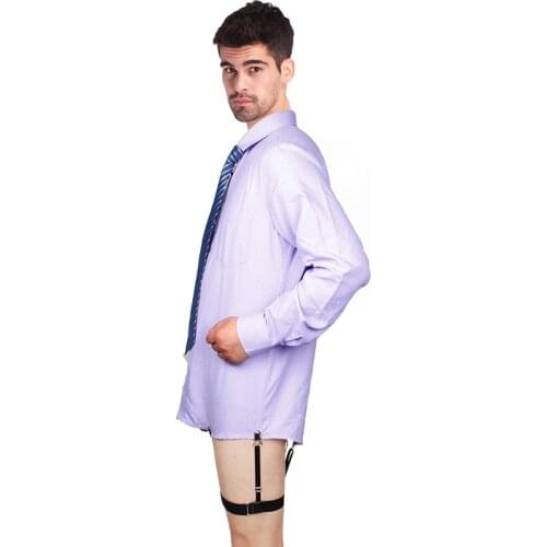 Men Women Shirt Suspender Shirt Stays Holder Stay High Quality Nylon Braces Holder Gentleman Leg Thigh Elastic Garter Mens Garte