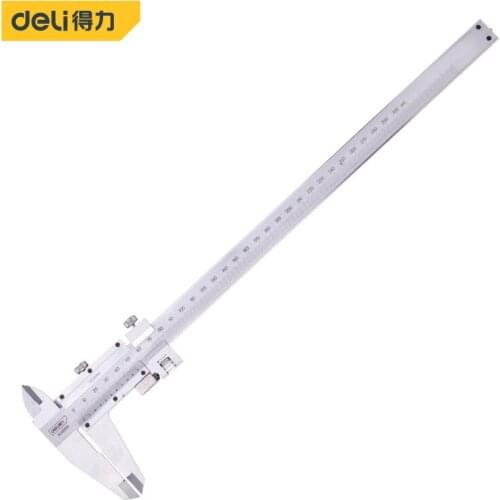 Deli Calipers Vernier Caliper 0-300mm 0.02 Precision Micrometer Popular Metric Machinist Vernier Caliper Thickness Gauge Tools