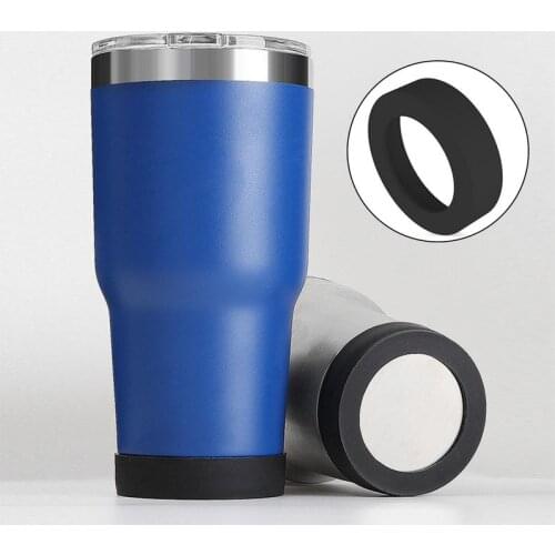 70mm Water Cup Silicone Coaster Sleeve Vacuum Cup Special Sheath Cup Bottom Ring Wear-resistant Shatter-resistant Bottom Cover
